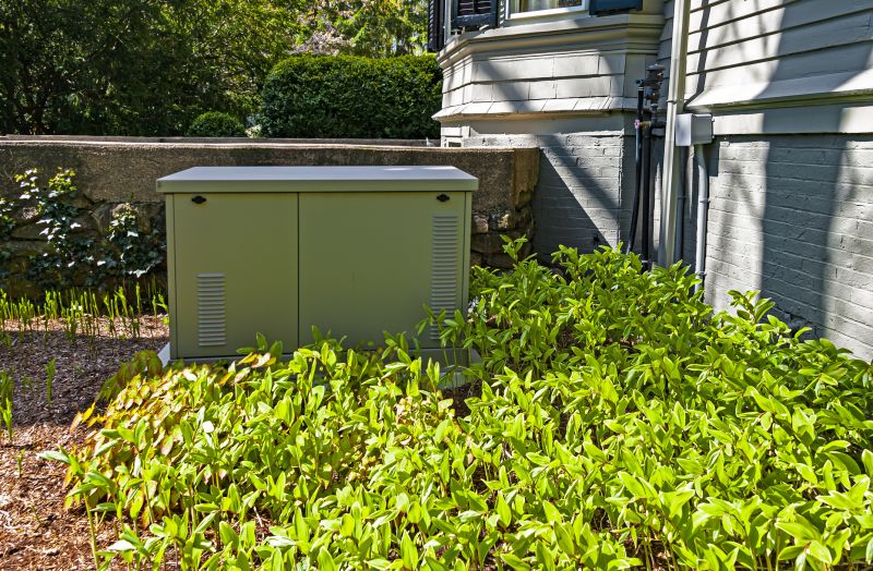 Residential Generator in Use